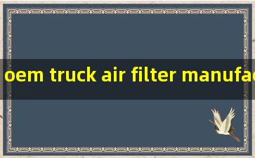 oem truck air filter manufacturing machine